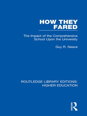 cover image of How They Fared